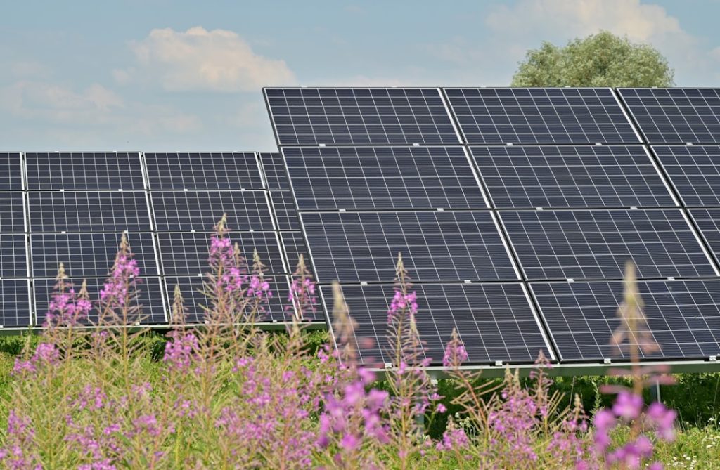Photo solar panels