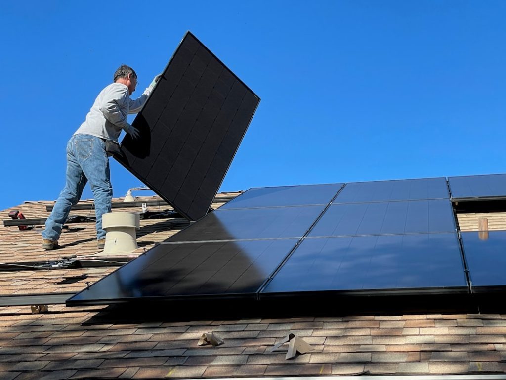 Photo solar panels