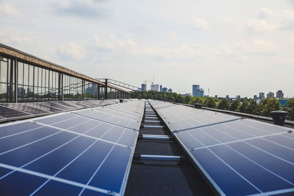 Photo solar panels