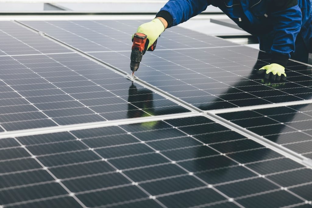 Photo solar panels
